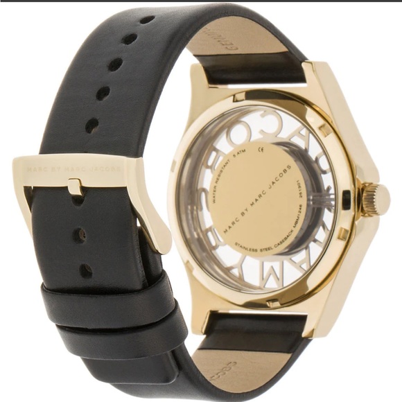 Marc By Marc Jacobs Henry Skeleton Black Dial MBM1246 Womens Watch - Picture 5 of 16